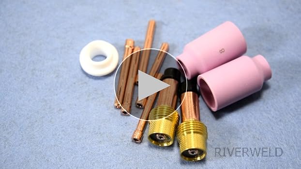 RIVERWELD TIG Gas Lens Collets Boby 45V26 13N24 3/32