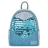 Loungefly Frozen Princess Elsa Glitter Sequin Cosplay Mini Backpack