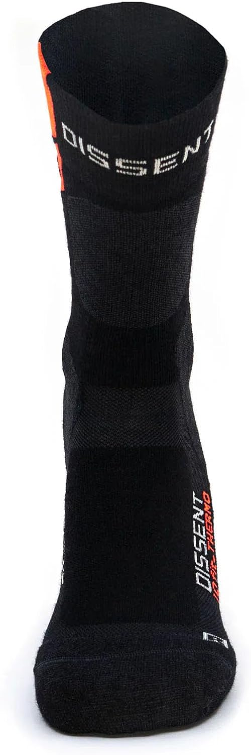 DISSENT Unisex Nordic Nordic IQfit Thermo Merino Performance Soft Breathable Warm Easy-To-Wear Mid-Calf Ski Compression Socks