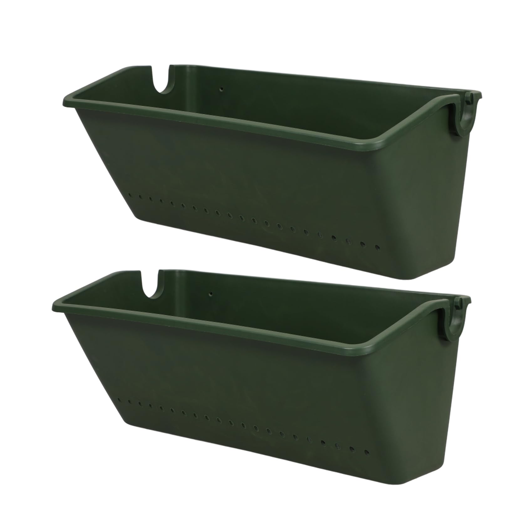 BESPORTBLE 2 Piezas Jardinera montada en la Pared maceteros Colgantes Exterior Jardinera Vertical Exterior Maceta de plástico de Pared Cubierta maceteros suculentos macetas Colgar en la Pared