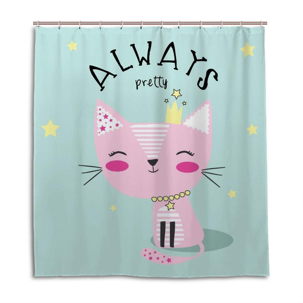 Rideau de douche imperméable lavable polyester anti-moisissure 183x183cm CHEHONG