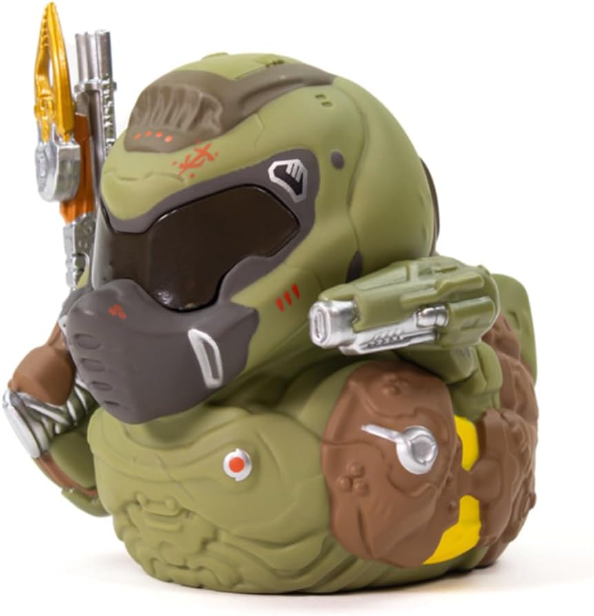 TUBBZ Boxed Edition DOOM Slayer Collectible Vinyl Rubber Duck Figure - Official DOOM Merchandise - TV, Movies & Video Games