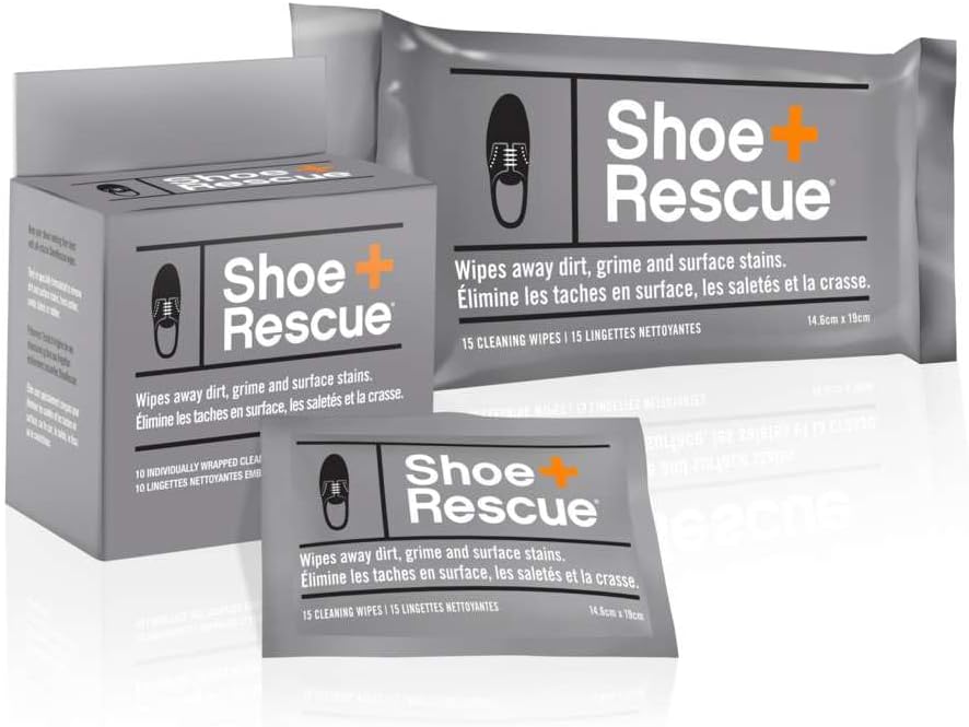 Toallitas Limpiadoras ShoeRescue para Cuero y Gamuza
