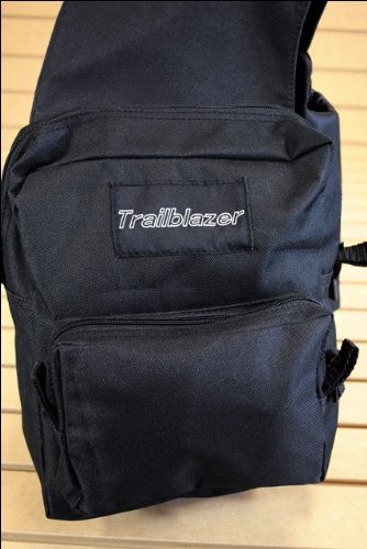 BLACK Poly Deluxe Horn Bag With 2 Water Bottles And 2 Compartments