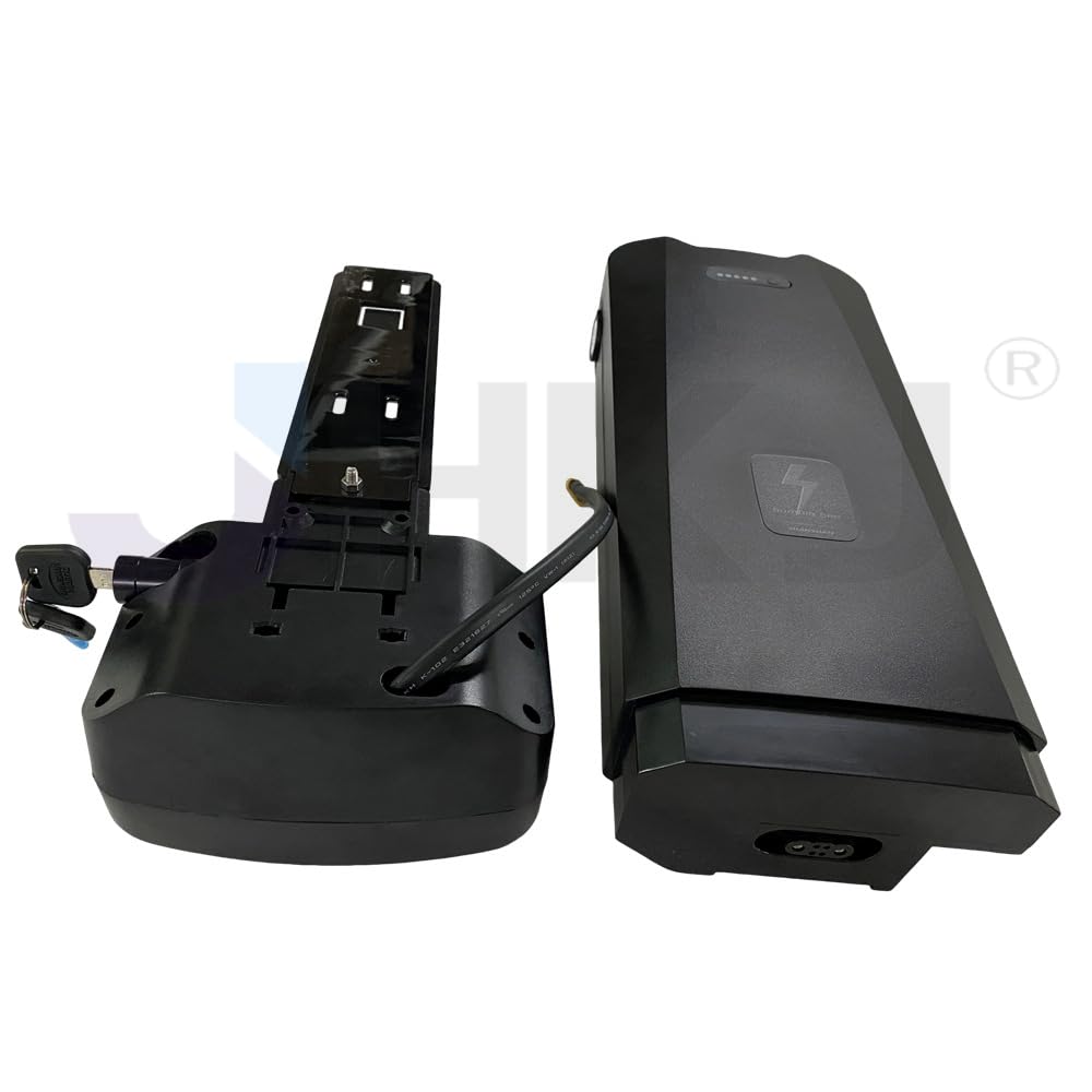 Batteria per Portapacchi Posteriore da 48V 36V 17.5Ah 20Ah 25Ah 30Ah e Batteria al Litio agli ioni di Litio da 52V 15Ah 20Ah per e-Bike con Caricabatterie.