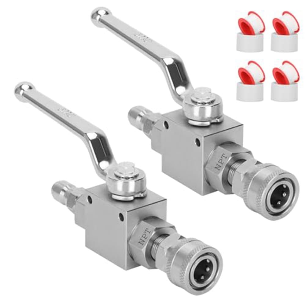 Vanne à boisseau sphérique acier inoxydable 4500 PSI pour bloquer l'eau sous pression 3/8
