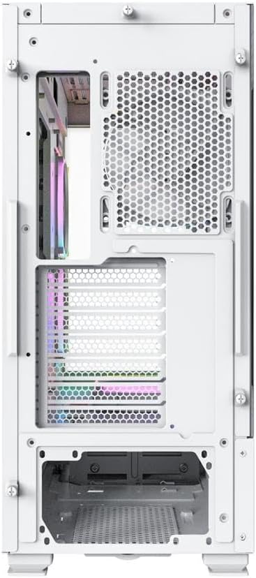 Montech Sky Two White PC Case Rear View