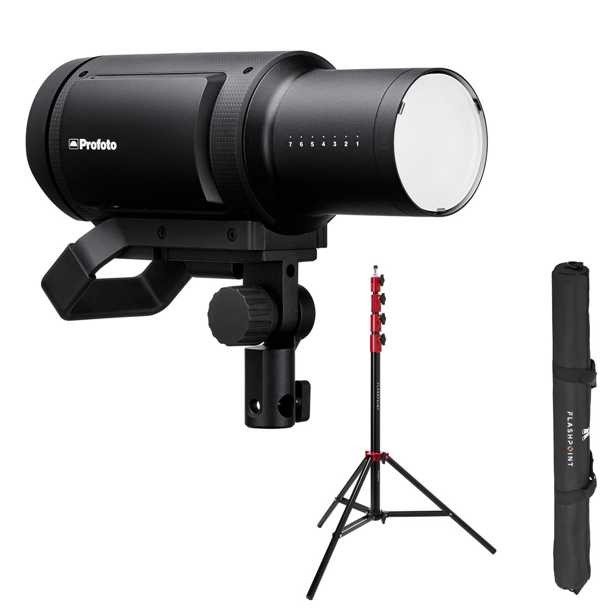 Profoto Pro-B3 750Ws Battery Powered Monolight Bundle with 9.5' Pro Air-Cushioned Stand
