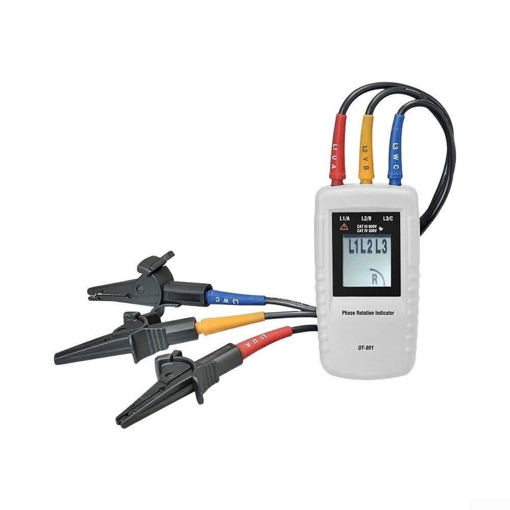 DT-901 Three Phase Rotation Indicator 40-690V LCD