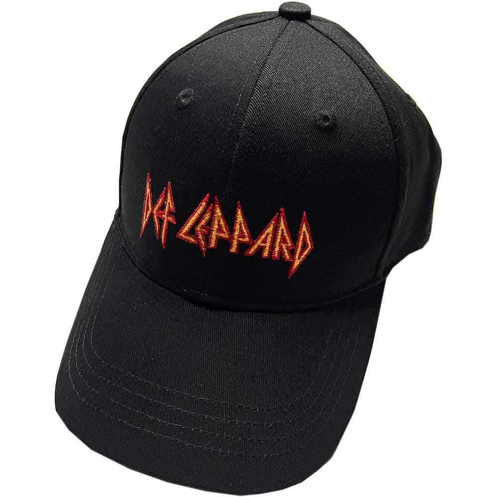 Paradiso Clothing Unisex Black Paradiso Def Leppard Text Band Logo Strapback