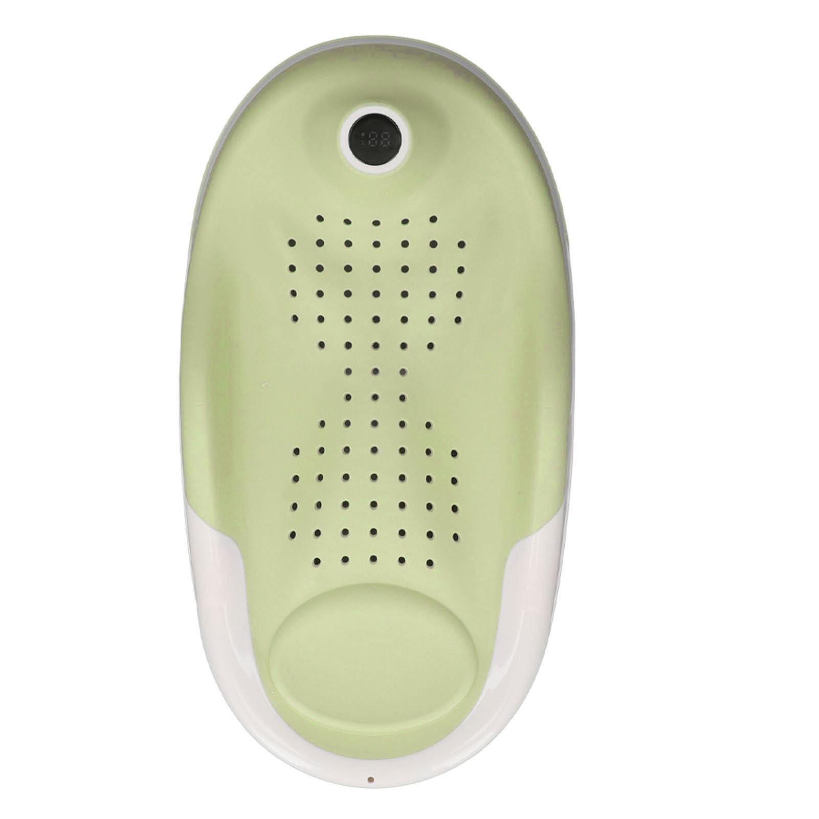 Supporto per Bagnetto con Termometro, Vasca di Supporto per Bagnetto Infantile Sedile di Supporto Sicuro per la Casa (GREEN)