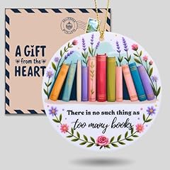 Book Christmas Ornament