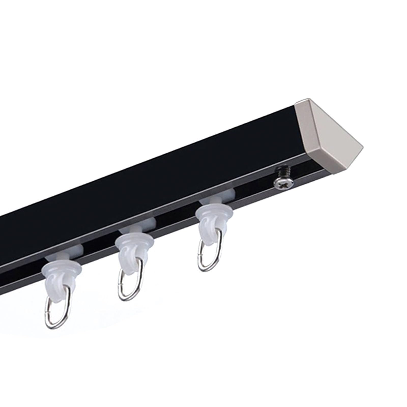 WQPMNYG Black Ceiling Track Rail for Home 8.5ft (260cm) Perfect for Living Room Bedroom or Room Divider Solutions