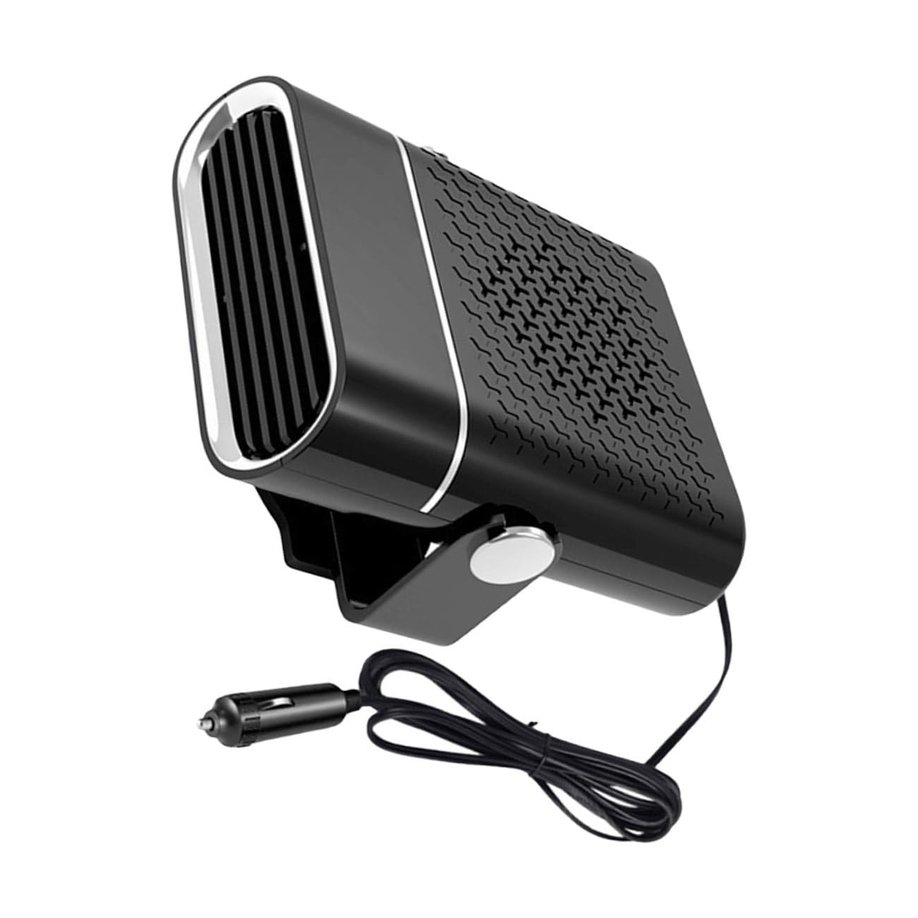 Ventilador Calefactor Portátil para Coche 12v Negro Desempañador de Parabrisas y Ventanas Calentador Portátil Antivaho para Vehículo Descongelador Rápido para Invierno