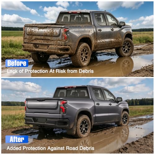 Image of Nilight Mud Flaps Splash Guards for Chevrolet Silverado 1500 2019-2026