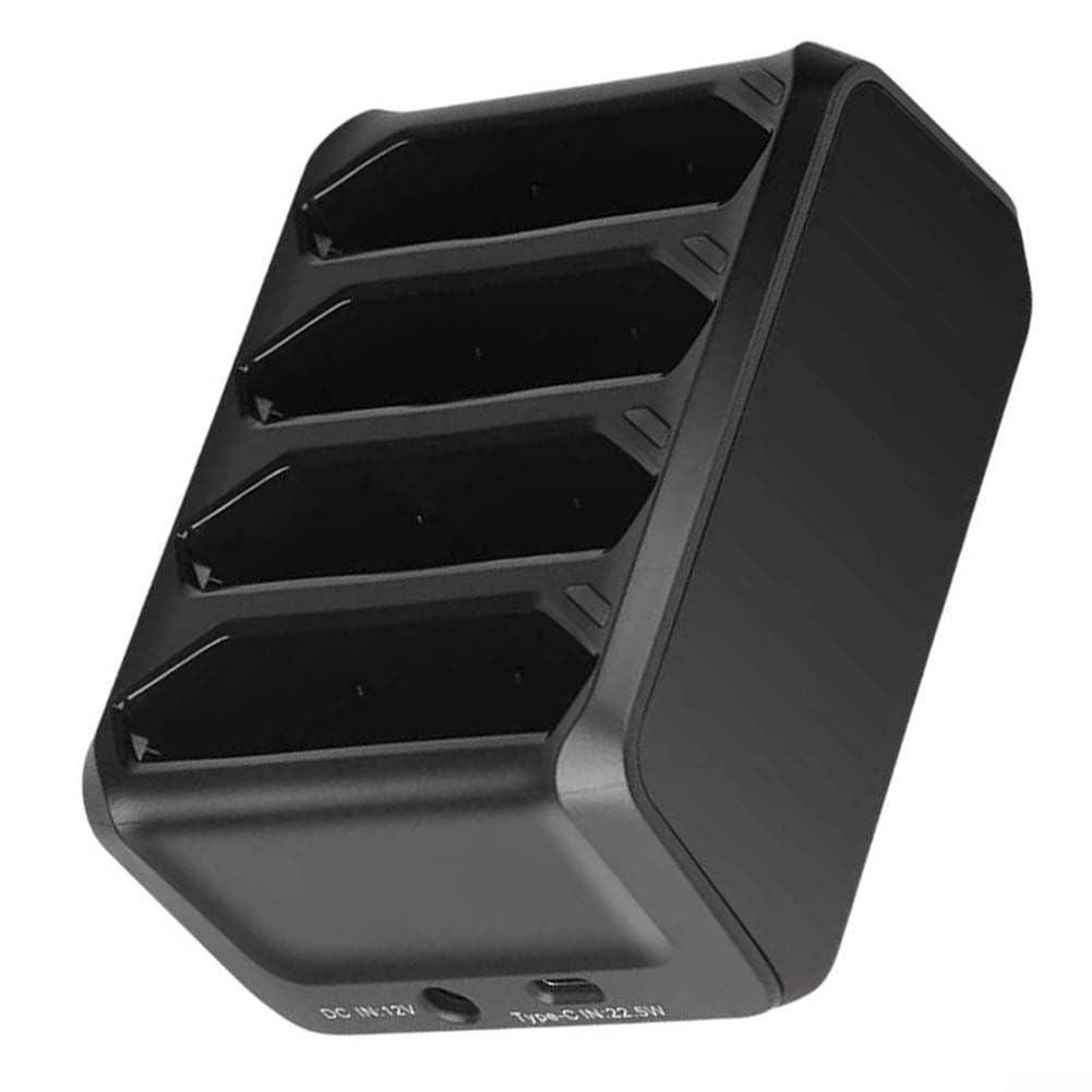 Ricarica multi-dispositivo per Zebra TC70 TC72 TC75 TC77, stazione compatta a 4 slot con display LED di stato intelligente