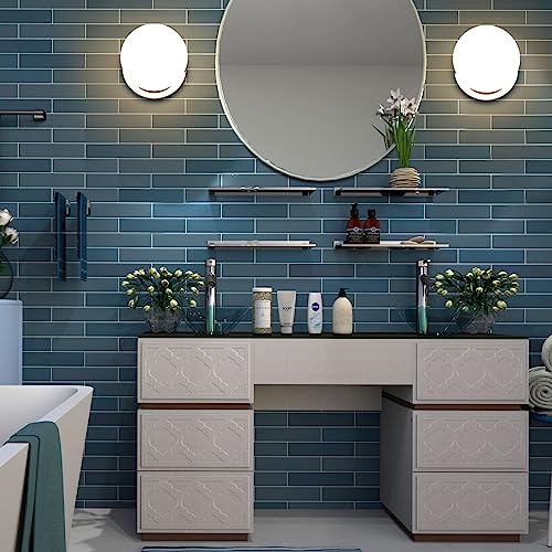 Hanaloa WM0020-1-CH Wall Sconces, 1 Light Modern Globe Sconce, Wall Light For Bedroom Bathroom Living Room & Hallway Vanity Lighting, Ceiling Light Fixture  thumb #5