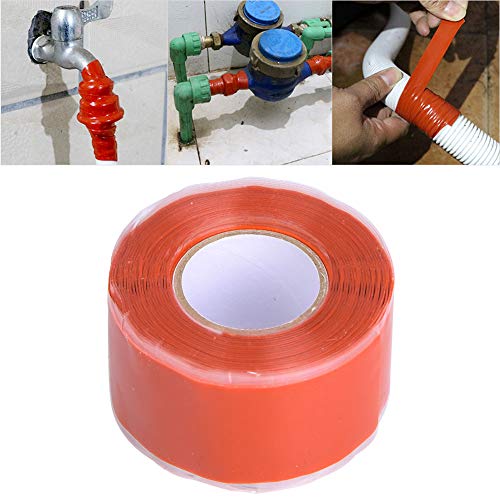 Image of Walfront Pipe Repair Tape PVC PPR Pipes Repair Tape with 2 Color Optional (Red)