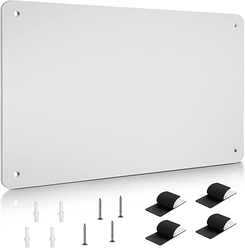 Tablero de anuncios de metal de 15.8 x 11.8 pulgadas, para imanes y tablón de anuncios, para mostrar notas magnéticas, poesía, fotos, refrigerador, disponible en Yaxa Venezuela