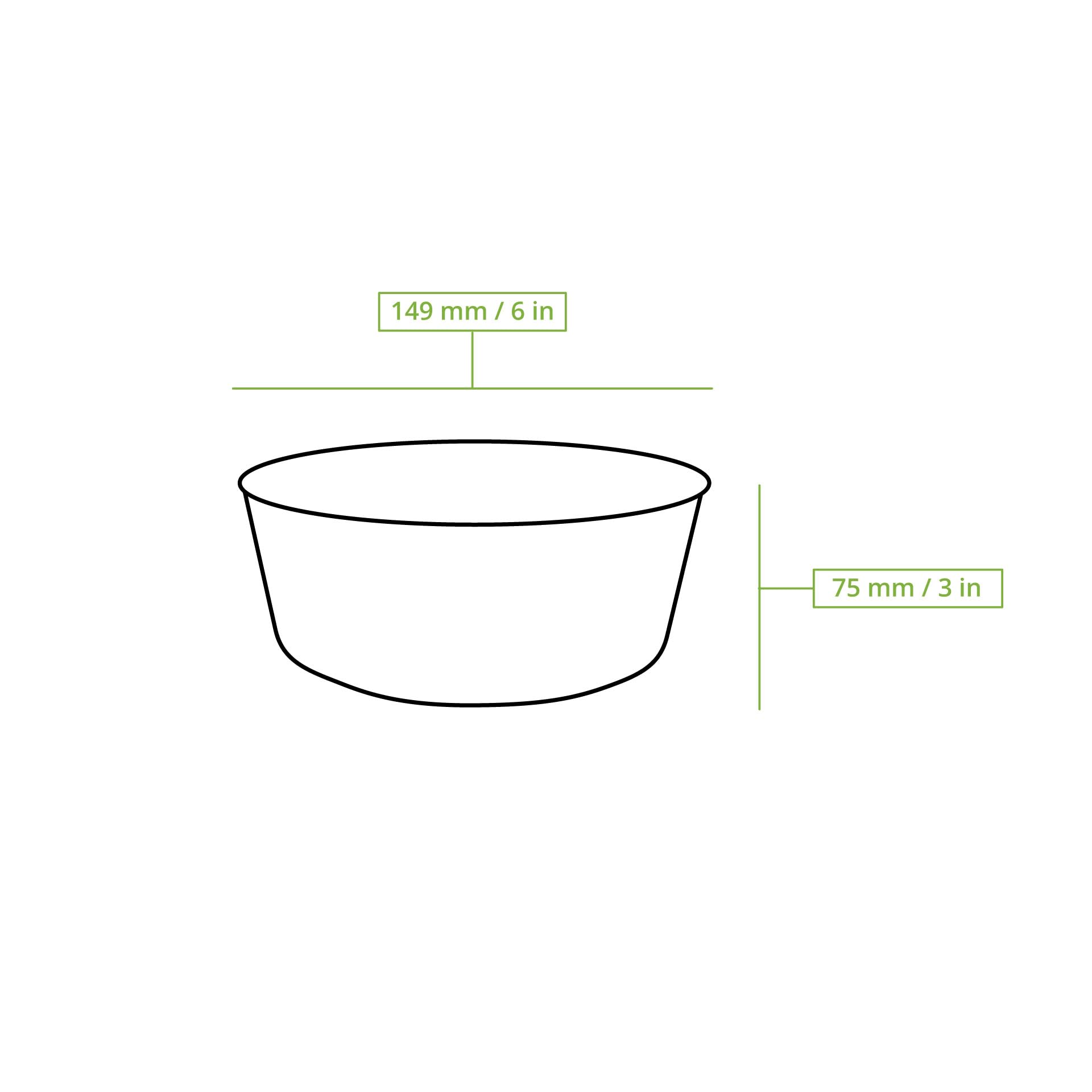 BIOZOYG bol de cartón para ensalada 300 unidades | 800 ml | kraft - biodegradable y con revestimiento PLA - envase to go para ensaladas, bowls y platos calientes - sostenible y resistente a la grasa