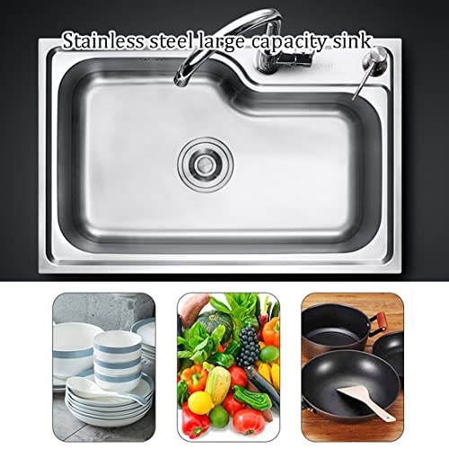 Évier utilitaire en acier inoxydable durable avec station de lavage de restaurant - 5