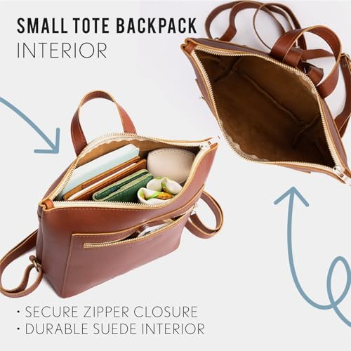 Mochila Small Tote de Cuero Portland Leather Goods miniatura 7