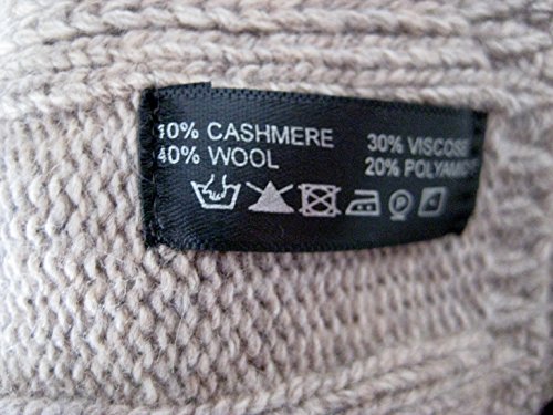 Frost Wool & Cashmere Scarf Classic Cable Knit Scarf3