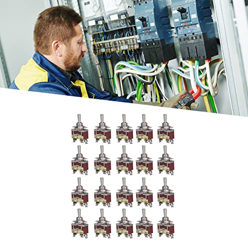 Interrupteurs à bascule 3 positions Domary ABS acier pour applications électriques - 3