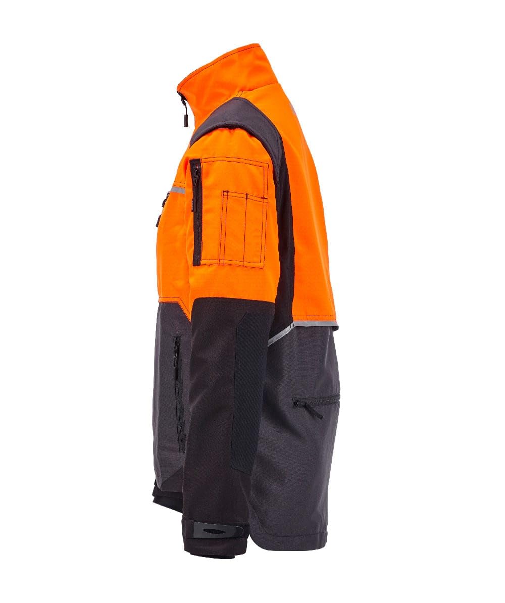 KOX Forstjacke Transform Anthrazit/Orange Größe 54/56
