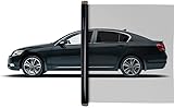 TRUE LINE Automotive Nano Ceramic Window Tint Film Roll 99% UV Rejection IRR80 (20% 38'' Wide 10' Long)