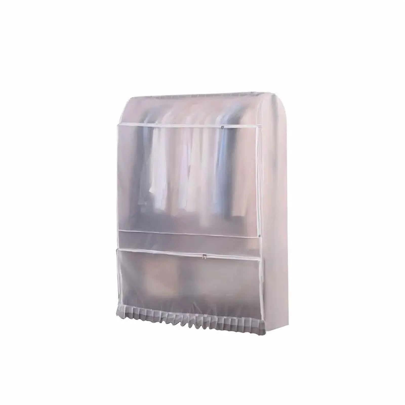 Clothes Rack Cover Drying Rack Dust Cover Fully Enclosed Garment Protector Breathable Dustproof(A 100x150x50cm)