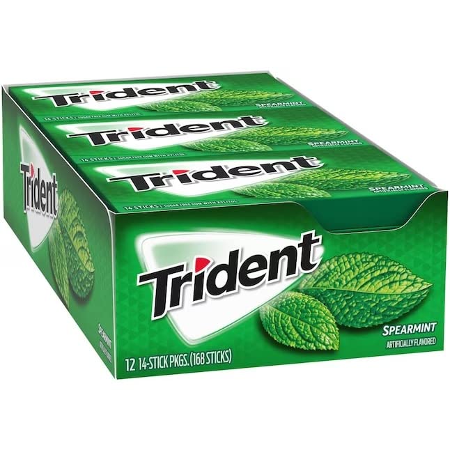 See full amazon price history chart for Trident Sugar Free Gum Spearmint Flavour Refreshmint (Pack Of 12) Trident Sugar Free Gum Spearmint Flavour Refreshmint (Pack Of 12) (B0C3XN561K) Amazon Price History, Amazon Price Tracker