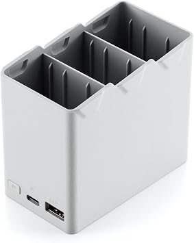 DJI 30W USB-C Two-Way Charging Hub for Mini 3 Pro Batteries, Mobile Power Source and Convenient Battery Storage