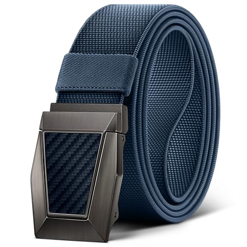 BULLIANT Stretch Tactical Web Belt For Men-Trimmable 1.5"-Adjustable Fit
