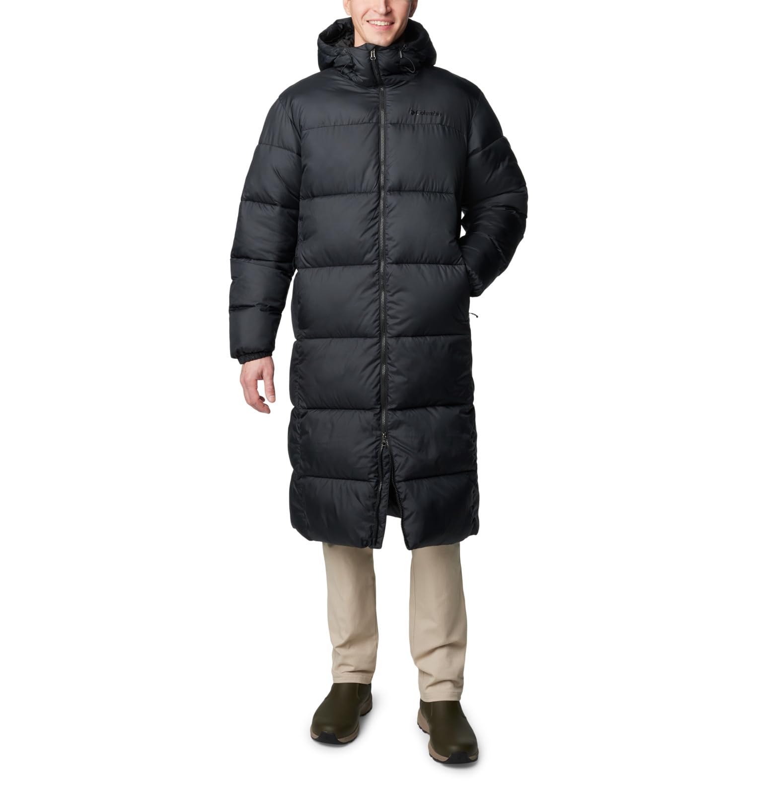 Columbia Men's Puffect Long Parka X-Large Black