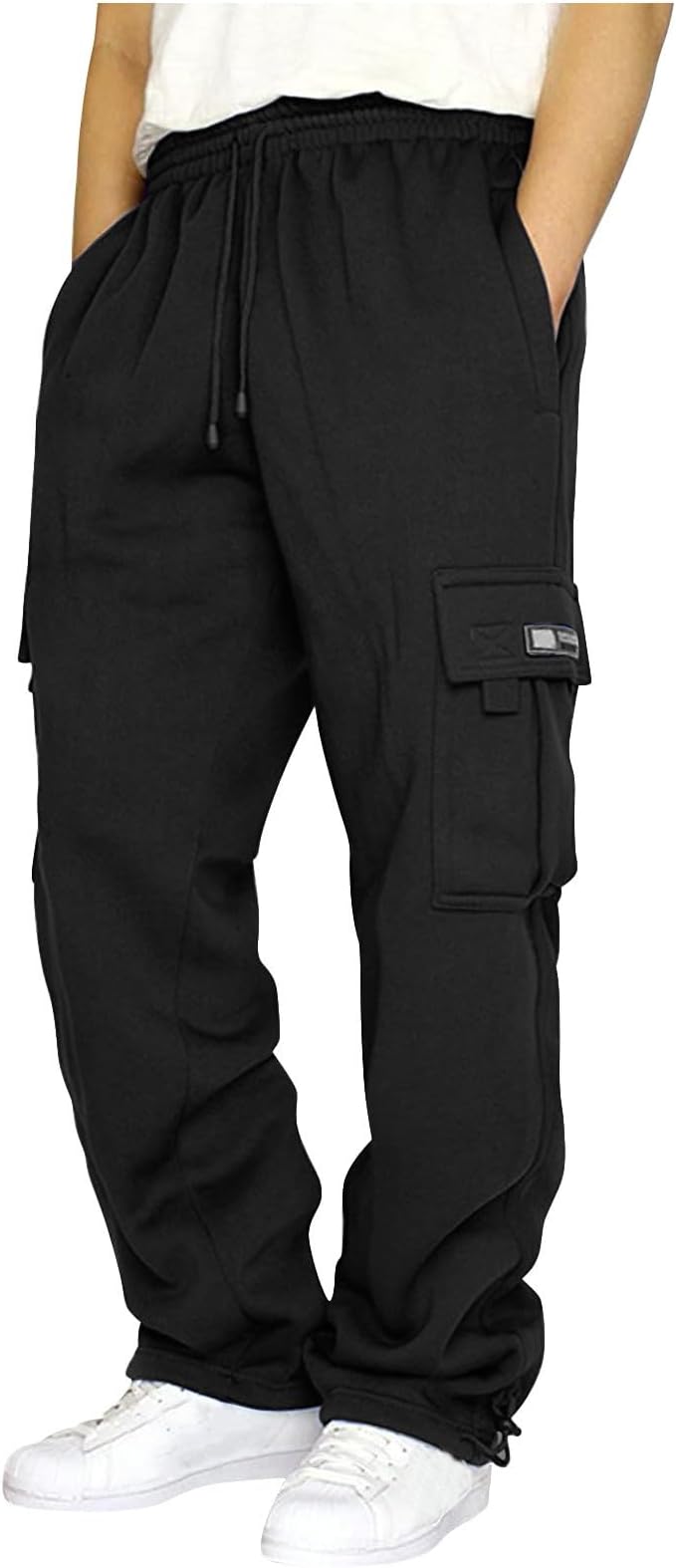 Men's Athletic Running Pants Active Lightweight Workout Joggers Quick Dry Gym Loose Fit Sweatpants with Pockets