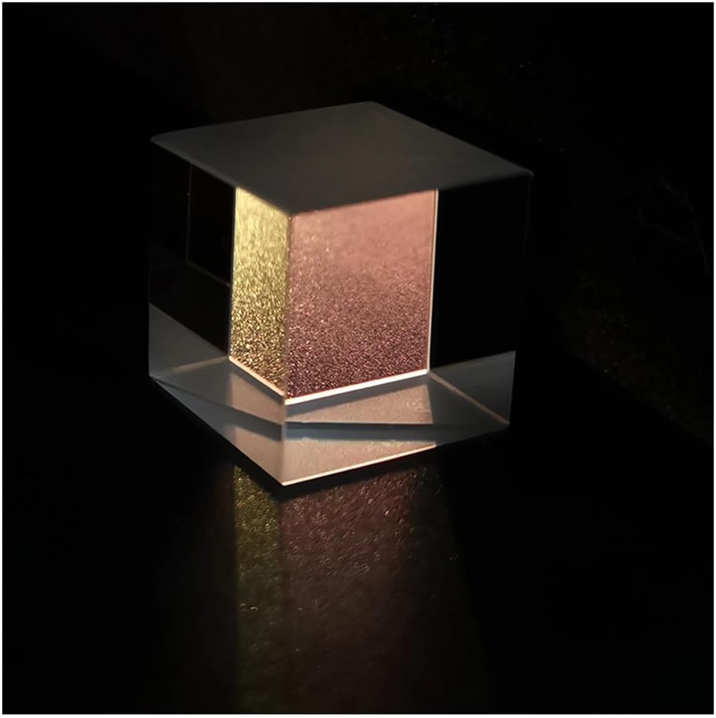 Prisms & Kaleidoscopes 10/12.7/15/20/25.4mm Cube Beam Splitter Prism N-BK7 Optical for Precision Optical Instrument Science Classroom Optics Kits (Size : 15x15x15mm)