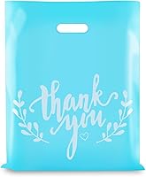 Vista 8 de LazyMe Bolsas de mercancía de agradecimiento, bolsas de plástico con asas troqueladas para compras al por menor, boutique y golosinas, 12 x 15