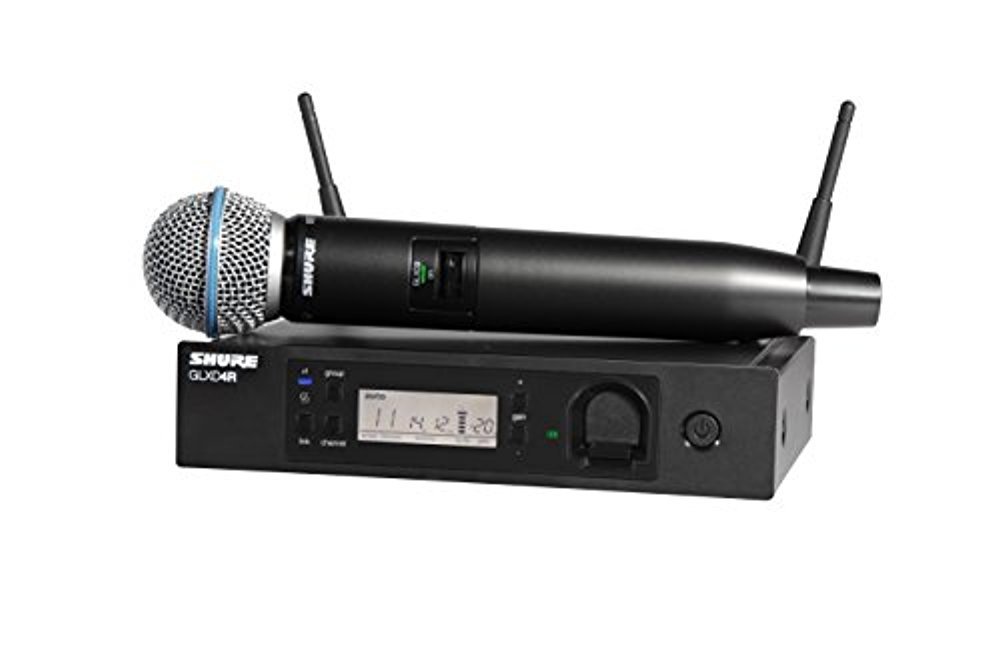 Amazon.com: Shure GLXD24R/B58 Microphone System with GLXD4R Rack