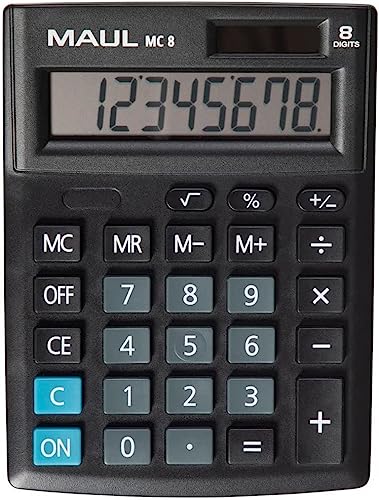MAUL Taschenrechner MC8 | großes, angewinkeltes Display | 8 Stellen |...
