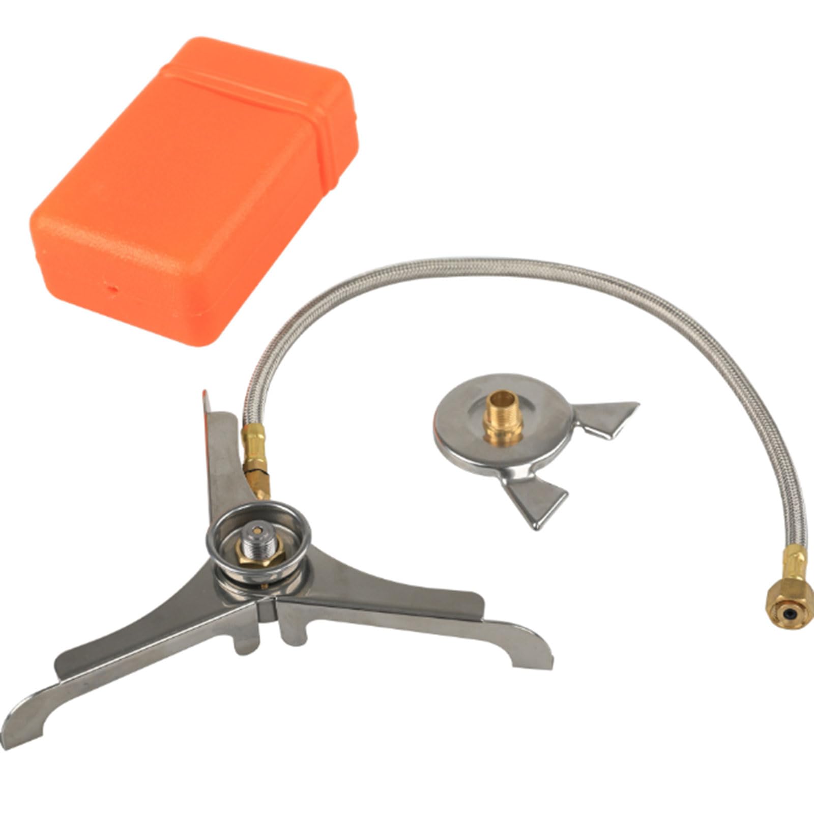 Kangnice Camp Stove Burners Adapter Outdoor Picnics Stove Burners Converter Long Cylinders Tanks Adapter Bottle Converter