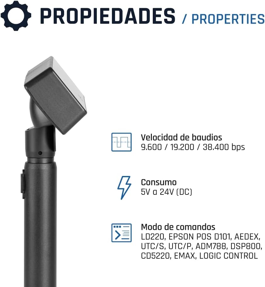 iggual VFD 7-inch POS Display Technical Details