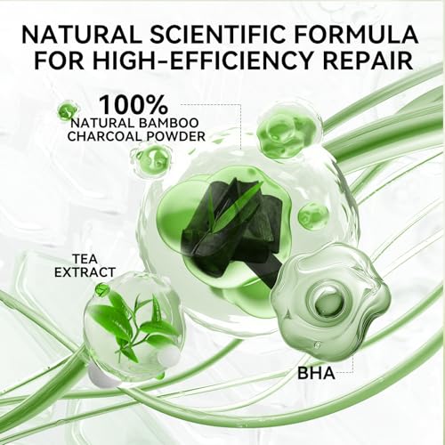 LANBENA Máscara removedora de cravos de carvão vegetal 2.0 atualizada - 60 tiras de nariz, descasca