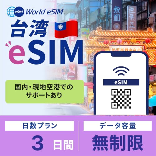 �yWorld eSIM�z��p ���s�p eSIM 3���� �f�[�^������ �����ʐM SIM�J�[�h�s�v�i�L�������F�w��������60���j
