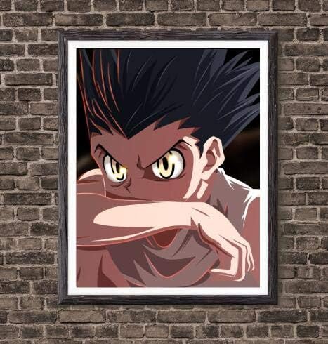 Bounty Hunter Gon Freecss Japanese Anime Canvas Art Print for Bedroom Decoration,8 x 10 Inches,No Frame