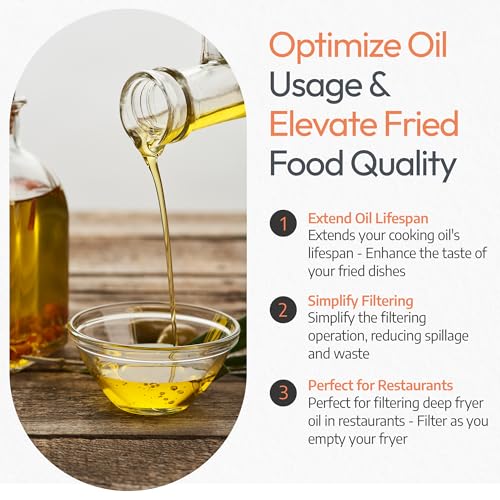 Maple-Syrup-Cone-Filter-Holder-with-20-Paper-Filters-Cooking-Oil-Filter-Strainer-Stainless-Steel-Deep-Fryer-Oil-Filter-Strainer-Stand-10-Inch-Cone-Filters