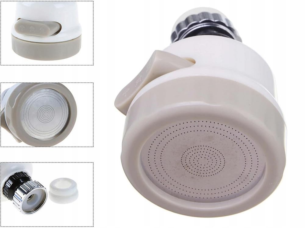 Aeratore Per Rubinetto Universale - 2 Modalità Getto, Risparmio Idrico, Facile Installazione Senza Utensili - Foto 11