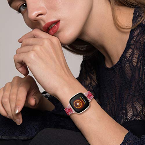 Correa de resina compatible con Fitbit Versa 4 Sense 2 miniatura 6