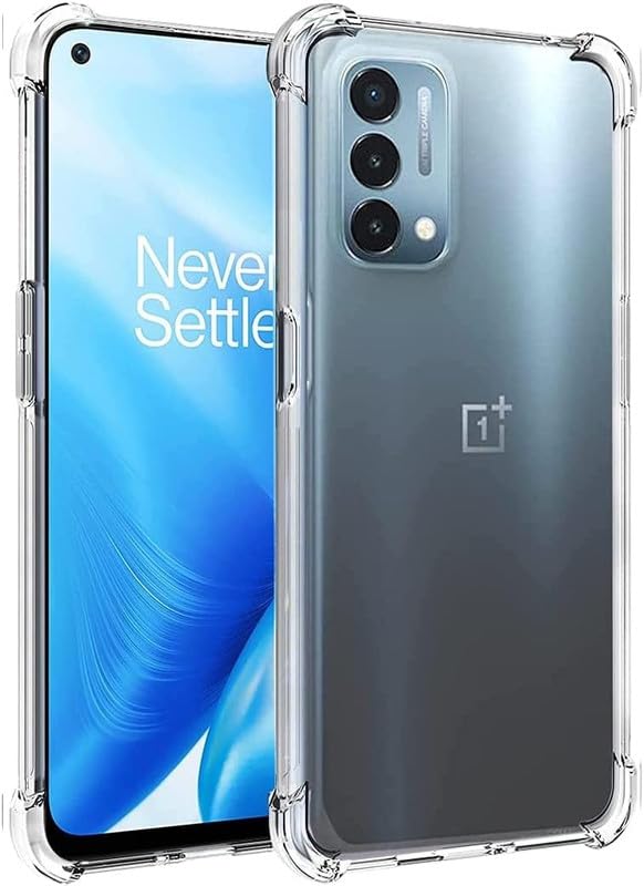 SkyTree OnePlus Nord N200 5G, Solid Shock Proof Bumper Hybrid Edge to Edge Protective Transparent Back Cover for OnePlus Nord N200 5G 6.49" (B0CN9RM5WV) Amazon Price History, Amazon Price Tracker