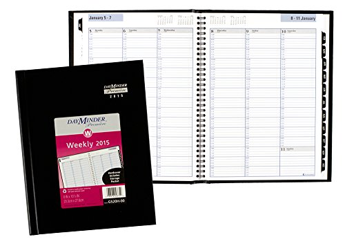 Dayminder Premiere Weekly Planner, Hardcover, 8 X 11 Inch Page Size, Black (G520H-00) #TOP7